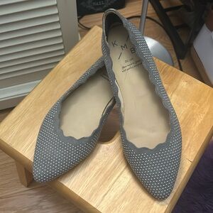 KMB gray and silver shoes